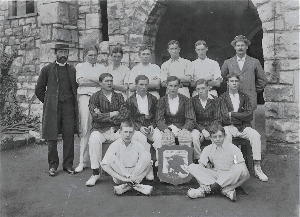 Fr J  O  Nash And Mr A  J  Atfield With The College 1St Xi 1910