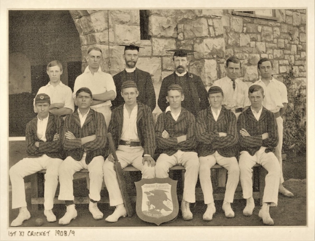 St John’S College 1St Xi 1908 ’09 With Fr Alston And Fr Nash