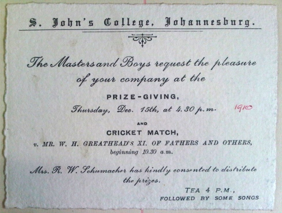 St Johns College 1910 3